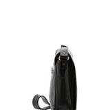 Borsa a tracolla da uomo in vera pelle Made in Italy 5543-Nero I Fratelli
