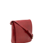 Borsa a tracolla da uomo in vera pelle Made in Italy 5543-Rosso I Fratelli