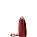 Borsa a tracolla da uomo in vera pelle Made in Italy 5543-Rosso I Fratelli