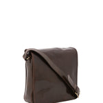 Borsa a tracolla da uomo in vera pelle Made in Italy 5543-Tmoro I Fratelli