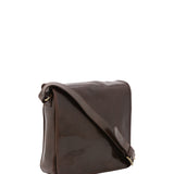 Borsa a tracolla da uomo in vera pelle Made in Italy 5543-Tmoro I Fratelli