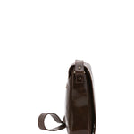 Borsa a tracolla da uomo in vera pelle Made in Italy 5543-Tmoro I Fratelli