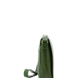 Borsa a tracolla da uomo in vera pelle Made in Italy 5543-Verde I Fratelli