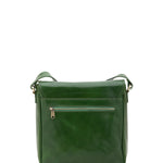 Borsa a tracolla da uomo in vera pelle Made in Italy 5543-Verde I Fratelli