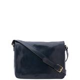 Borsa a tracolla uomo in vera pelle Made in Italy 5544-Blu I Fratelli