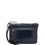 Borsa a tracolla uomo in vera pelle Made in Italy 5544-Blu I Fratelli