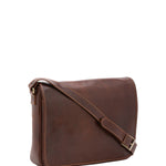 Borsa a tracolla uomo in vera pelle Made in Italy 5544-Marrone I Fratelli