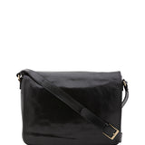 Borsa a tracolla uomo in vera pelle Made in Italy 5544-Nero I Fratelli