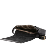 Borsa a tracolla uomo in vera pelle Made in Italy 5544-Nero I Fratelli