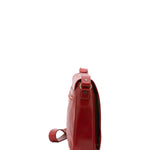 Borsa a tracolla uomo in vera pelle Made in Italy 5544-Rosso I Fratelli