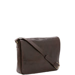 Borsa a tracolla uomo in vera pelle Made in Italy 5544-Tmoro I Fratelli