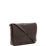 Borsa a tracolla uomo in vera pelle Made in Italy 5544-Tmoro I Fratelli