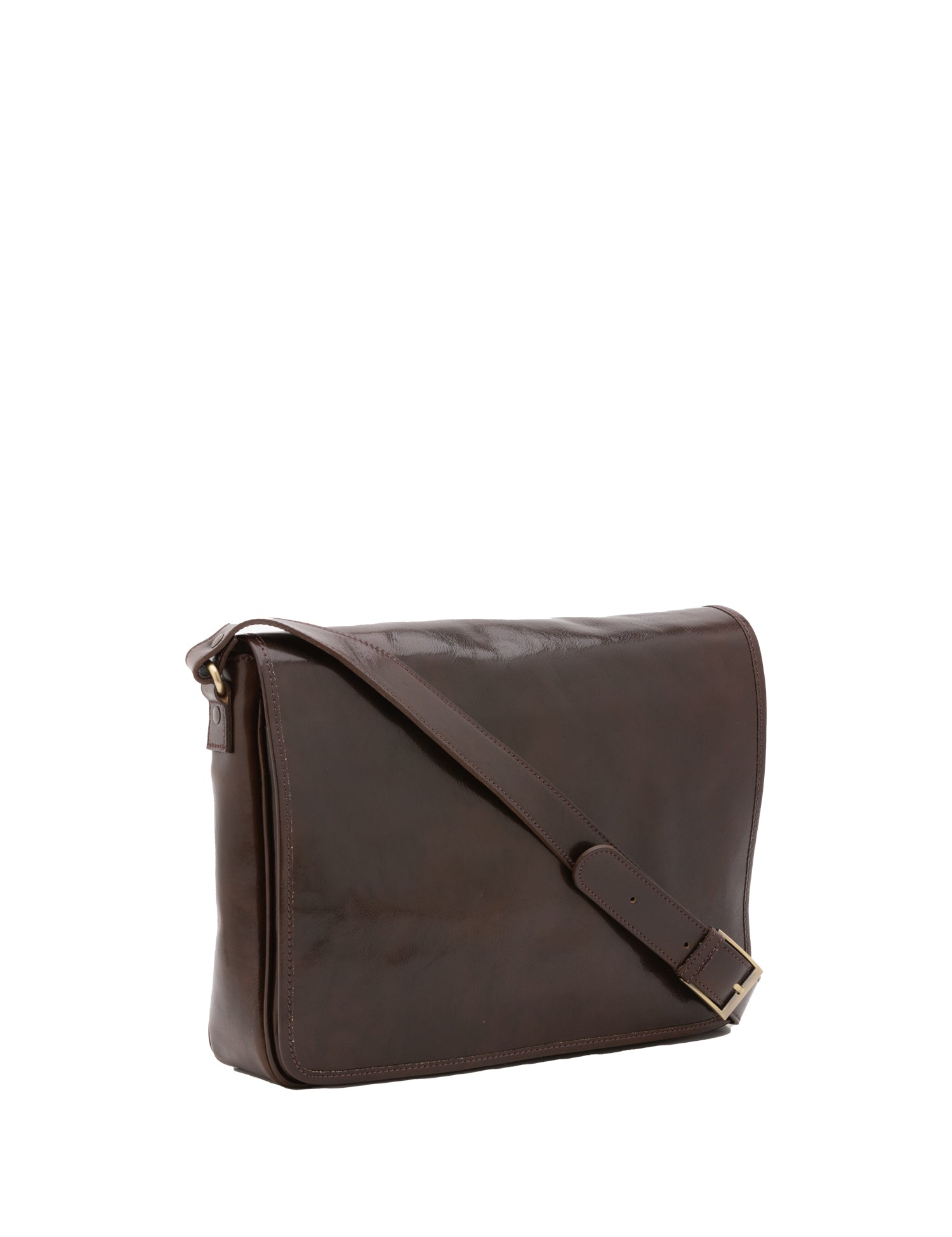 Borsa a tracolla uomo in vera pelle Made in Italy 5544-Tmoro I Fratelli