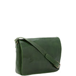 Borsa a tracolla uomo in vera pelle Made in Italy 5544-Verde I Fratelli