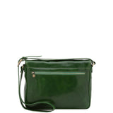 Borsa a tracolla uomo in vera pelle Made in Italy 5544-Verde I Fratelli