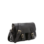 Borsa a tracolla da donna Vera pelle 5545-Nero I Fratelli
