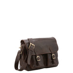 Borsa a tracolla da donna Vera pelle 5545-Tmoro I Fratelli