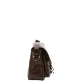 Borsa a tracolla da donna Vera pelle 5545-Tmoro I Fratelli