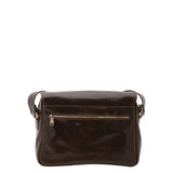Borsa a tracolla da donna Vera pelle 5545-Tmoro I Fratelli