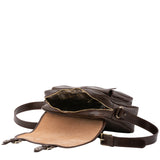Borsa a tracolla da donna Vera pelle 5545-Tmoro I Fratelli