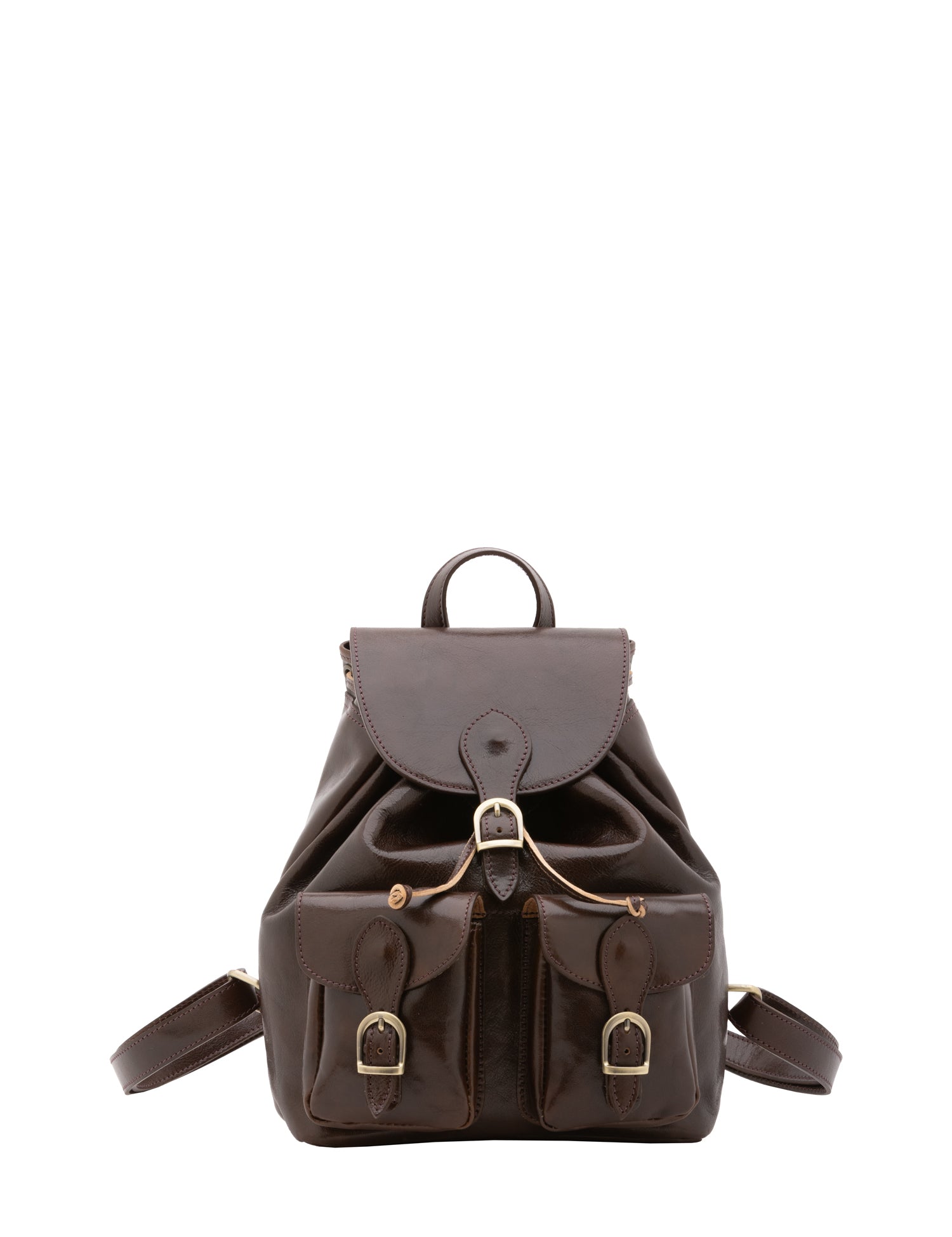 Borsa a spalla da donna Vera pelle 5546-Tmoro I Fratelli