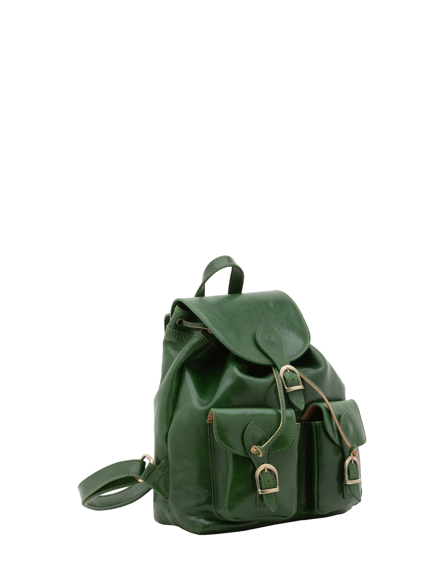 Borsa a spalla da donna Vera pelle 5546-Verde I Fratelli