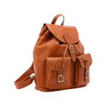 Borsa a spalla da donna Vera pelle 5547-Cognac I Fratelli
