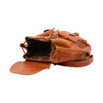 Borsa a spalla da donna Vera pelle 5547-Cognac I Fratelli