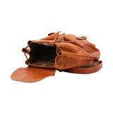 Borsa a spalla da donna Vera pelle 5547-Cognac I Fratelli