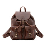 Borsa a spalla da donna Vera pelle 5547-Marrone I Fratelli