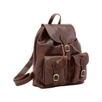 Borsa a spalla da donna Vera pelle 5547-Marrone I Fratelli