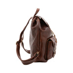 Borsa a spalla da donna Vera pelle 5547-Marrone I Fratelli