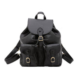 Borsa a spalla da donna Vera pelle 5547-Nero I Fratelli