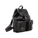 Borsa a spalla da donna Vera pelle 5547-Nero I Fratelli