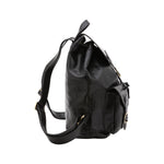 Borsa a spalla da donna Vera pelle 5547-Nero I Fratelli