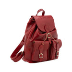 Borsa a spalla da donna Vera pelle 5547-Rosso I Fratelli