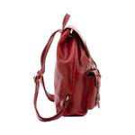 Borsa a spalla da donna Vera pelle 5547-Rosso I Fratelli