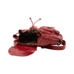 Borsa a spalla da donna Vera pelle 5547-Rosso I Fratelli