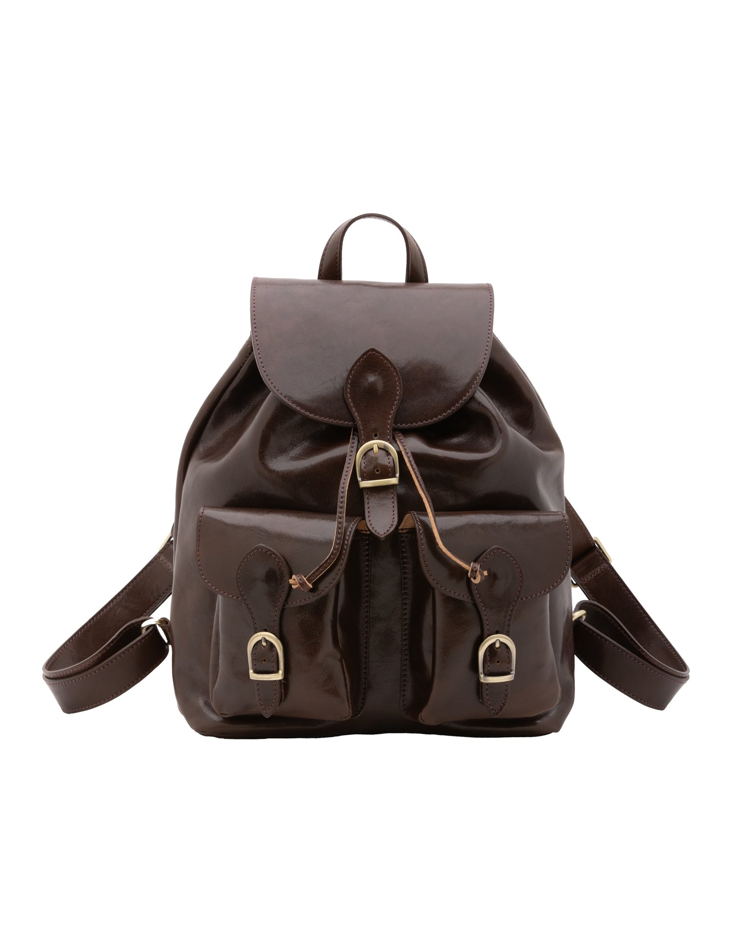 Borsa a spalla da donna Vera pelle 5547-Tmoro I Fratelli