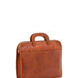 Borsa da lavoro uomo in vera pelle 100% Made in Italy 5549-Cognac I Fratelli