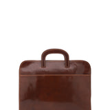 Borsa da lavoro uomo in vera pelle 100% Made in Italy 5549-Marrone I Fratelli
