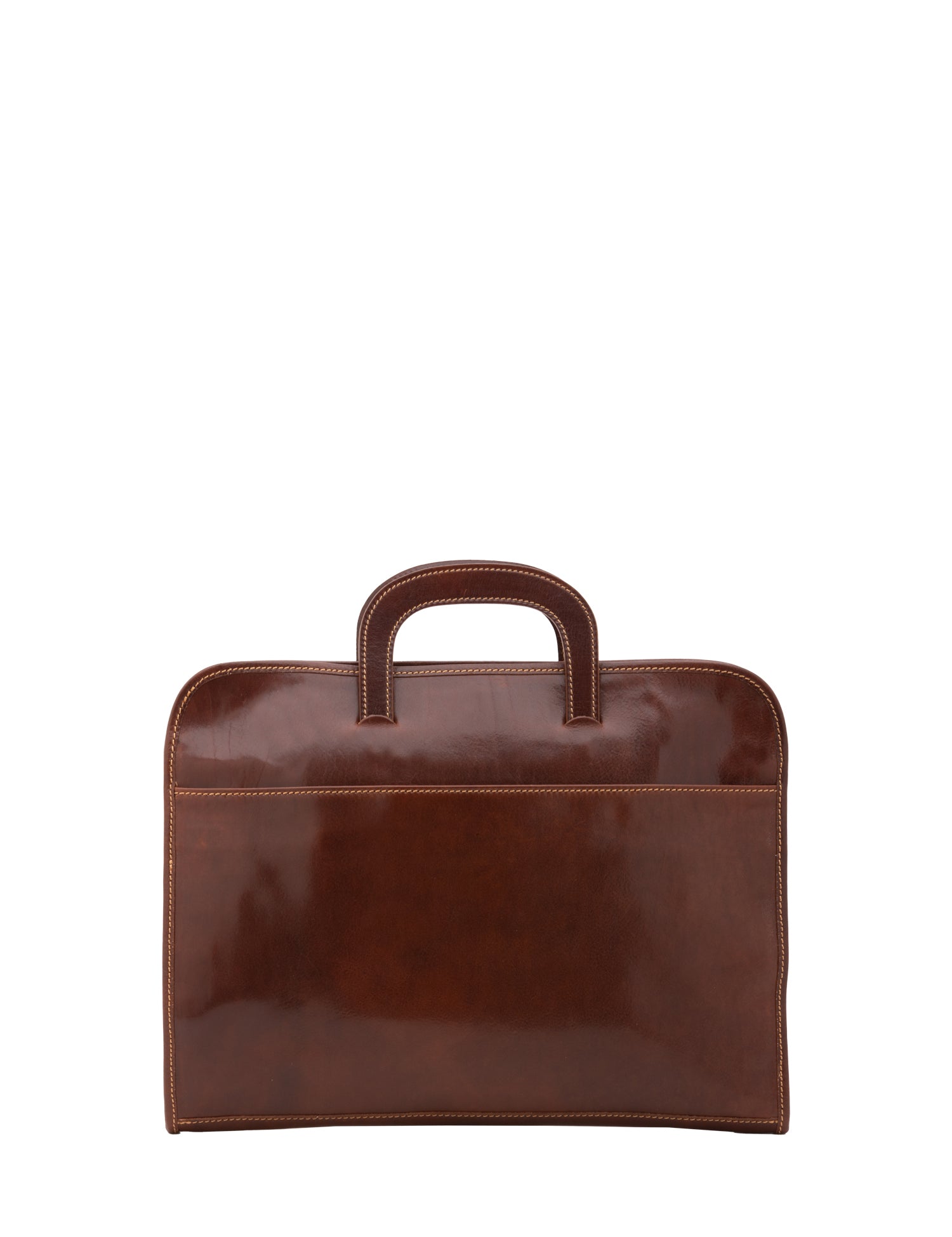 Borsa da lavoro uomo in vera pelle 100% Made in Italy 5549-Marrone I Fratelli