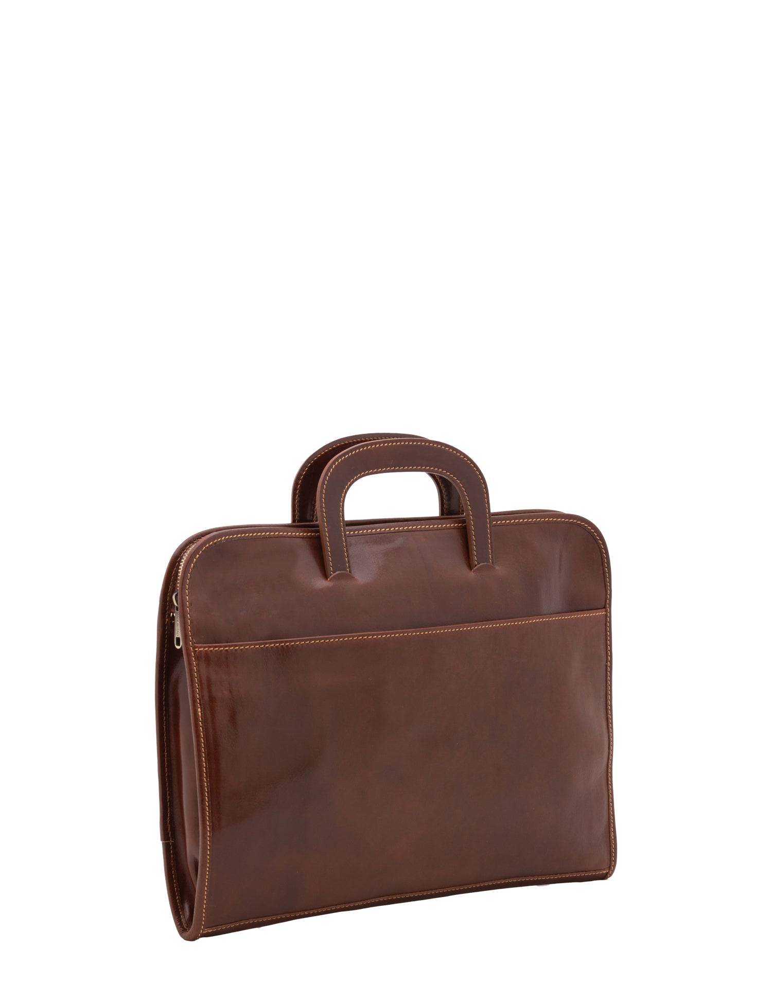 Borsa da lavoro uomo in vera pelle 100% Made in Italy 5549-Marrone I Fratelli