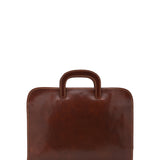 Borsa da lavoro uomo in vera pelle 100% Made in Italy 5549-Marrone I Fratelli