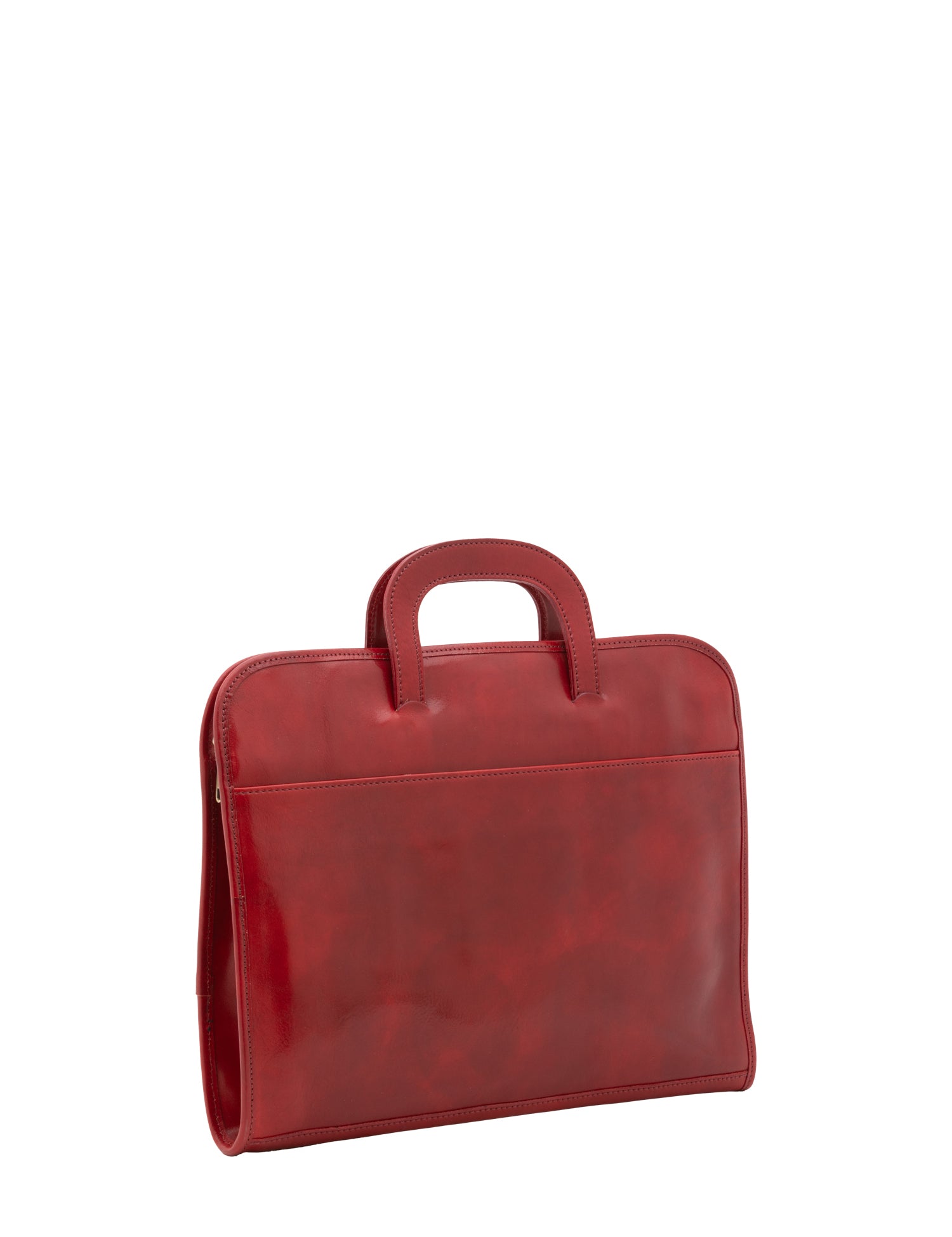 Borsa da lavoro uomo in vera pelle 100% Made in Italy 5549-Rosso I Fratelli