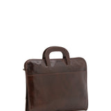 Borsa da lavoro uomo in vera pelle 100% Made in Italy 5549-Tmoro I Fratelli