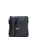 Borsa a tracolla uomo in vera pelle Made in Italy 5550-Blu I Fratelli