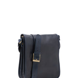 Borsa a tracolla uomo in vera pelle Made in Italy 5550-Blu I Fratelli