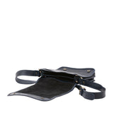 Borsa a tracolla uomo in vera pelle Made in Italy 5550-Blu I Fratelli