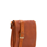Borsa a tracolla uomo in vera pelle Made in Italy 5550-Cognac I Fratelli